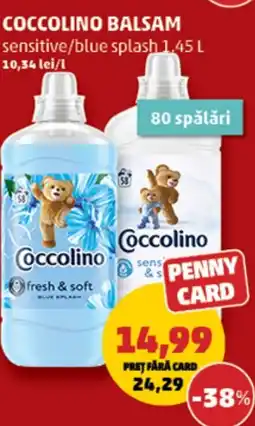 Penny Coccolino balsam sensitive/blue splash Ofertă