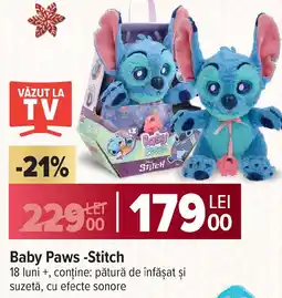 Carrefour Baby Paws-Stitch Ofertă
