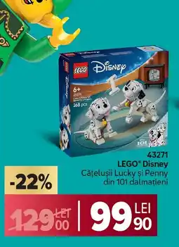 Carrefour LEGO Disney Cățelușii Lucky şi Penny din 101 dalmatieni Ofertă