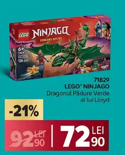 Carrefour LEGO NINJAGO Dragonul Pădure Verde al lui Lloyd Ofertă