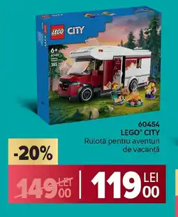 Carrefour LEGO CITY Rulotă pentru aventuri de vacanţă Ofertă