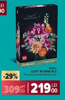 Carrefour LEGO BOTANICALS Frumos buchet de flori roz Ofertă