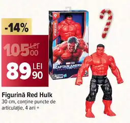 Carrefour Figurinǎ Red Hulk Ofertă