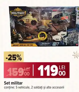 Carrefour Set militar Ofertă