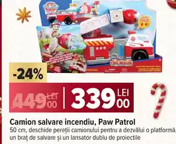 Carrefour Camion salvare incendiu, Paw Patrol Ofertă