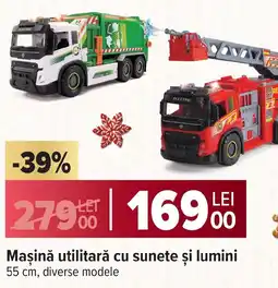 Carrefour Maşină utilitară cu sunete şi lumini Ofertă