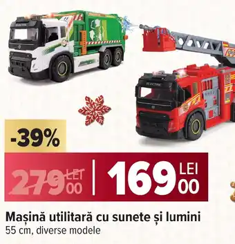 Carrefour Maşină utilitară cu sunete şi lumini Ofertă