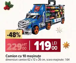 Carrefour Camion cu 10 mașinuțe Ofertă