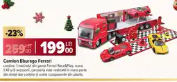 Carrefour Camion Bburago Ferrari Ofertă