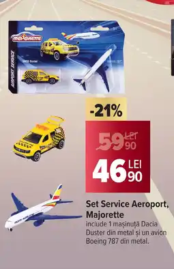 Carrefour Set Service Aeroport, Majorette Ofertă