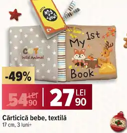 Carrefour Cărticică bebe, textilǎ Ofertă