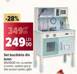 Carrefour Set bucătărie din lemn Ofertă