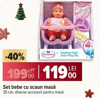 Set bebe cu scaun masă