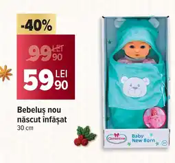 Carrefour Bebeluş nou născut înfăşat Ofertă