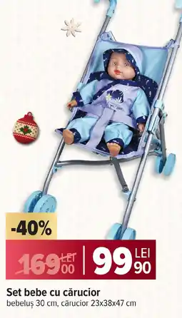 Carrefour Set bebe cu cărucior Ofertă