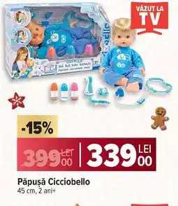 Carrefour Păpuşă Cicciobello Ofertă