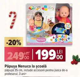 Carrefour Păpuşa Nenuco la şcoală Ofertă