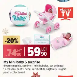 Carrefour My Mini baby 5 surprise Ofertă