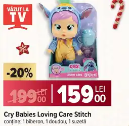 Carrefour Cry Babies Loving Care Stitch Ofertă