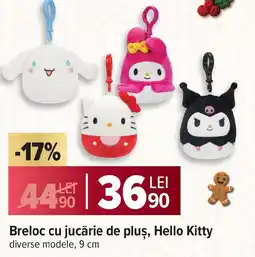 Carrefour Breloc cu jucărie de plus, Hello Kitty Ofertă