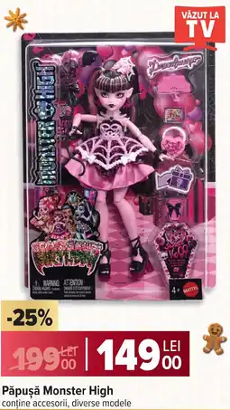 Carrefour Păpuşă Monster High Ofertă