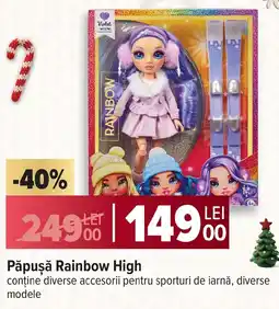 Carrefour Păpuşă Rainbow High Ofertă