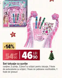 Carrefour Set tatuaje cu şuvițe Ofertă