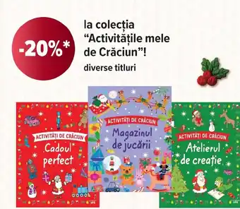 Carrefour La colecţia "activităţile mele de Crăciun"! Ofertă