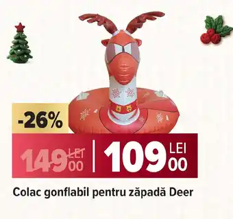 Carrefour Colac gonflabil pentru zăpadă Deer Ofertă