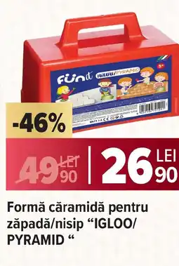 Carrefour Formă căramidă pentru zăpadă/nisip "IGLOO/ PYRAMID Ofertă