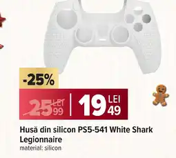 Carrefour Husă din silicon PS5-541 White Shark Legionnaire Ofertă