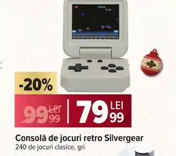 Carrefour Consolă de jocuri retro Silvergear Ofertă
