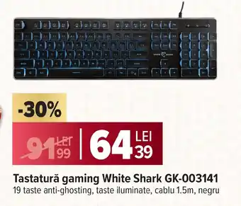 Carrefour Tastatură gaming White Shark GK-003141 Ofertă