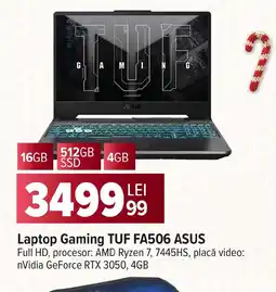 Carrefour Laptop Gaming TUF FA506 ASUS Ofertă