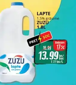 Diana Supermarket Lapte 1.5% grăsime ZUZU Ofertă