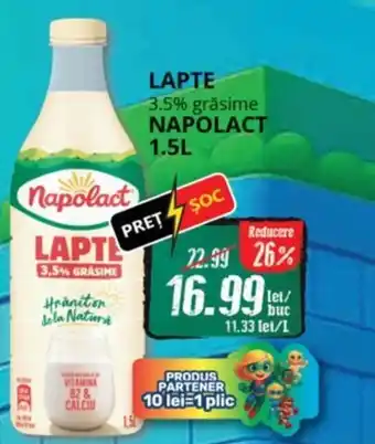 Lapte 3.5% grăsime NAPOLACT