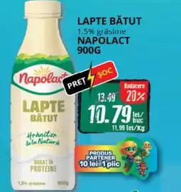 Diana Supermarket Lapte bătut 1.5% grăsime NAPOLACT Ofertă