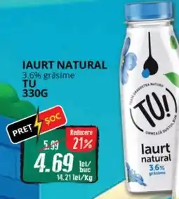 Diana Supermarket Iaurt natural 3.6% grăsime TU Ofertă