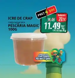 Diana Supermarket Icre de crap nepreparate PESCĂRIA MAGIC Ofertă