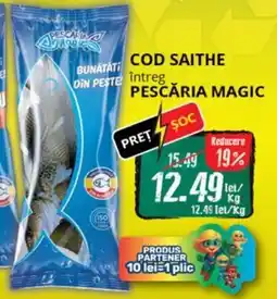 Diana Supermarket Cod saithe Întreg PESCĂRIA MAGIC Ofertă