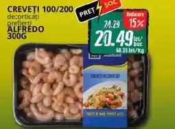 Diana Supermarket Creveți 100/200 decorticaţi prefierti ALFREDO Ofertă