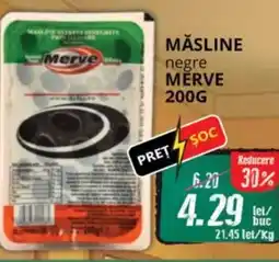 Diana Supermarket Măsline negre merve Ofertă