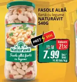 Diana Supermarket Fasole albă fiartă cu legume NATURAVIT Ofertă
