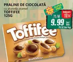 Diana Supermarket Praline de ciocolată cu alune&caramel TOFFIFEE Ofertă