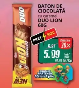 Diana Supermarket Baton de ciocolată cu caramel DUO LION Ofertă