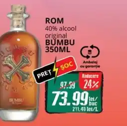 Diana Supermarket Rom 40% alcool original BUMBU Ofertă