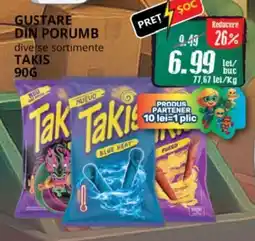 Diana Supermarket Gustare din porumb TAKIS Ofertă