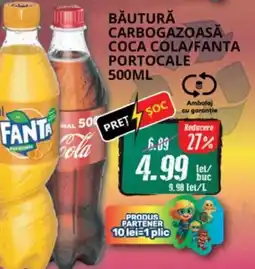 Diana Supermarket Băutură carbogazoasă COCA COLA/FANTA portocale Ofertă