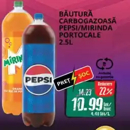 Diana Supermarket Băutură carbogazoasă PEPSI/MIRINDA portocale Ofertă