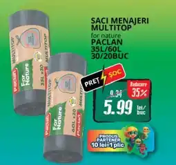 Diana Supermarket Saci menajeri multitop for nature PACLAN Ofertă